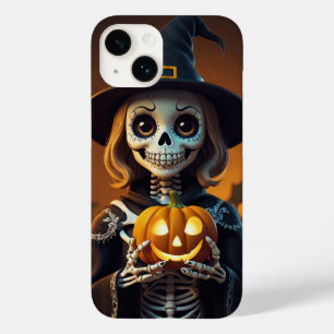 Coque Case-Mate iPhone Squelette avec Halloween Tee Citrouille