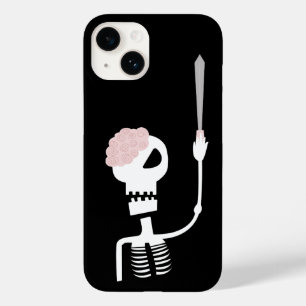 Coque Case-Mate iPhone squelette d'Halloween avec une épée