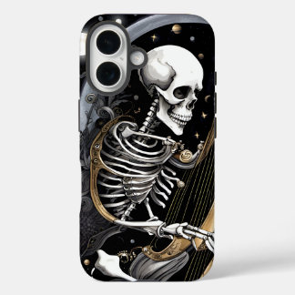Coque Pour iPhone 16 Squelette et Harpe I