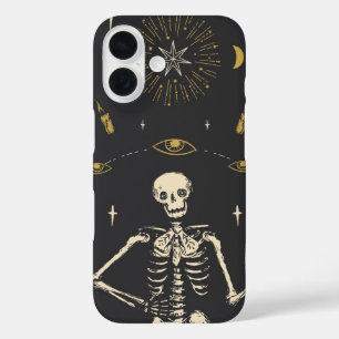 Coque Pour iPhone 16 Squelette mystique