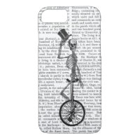 Squelette sur monocycle