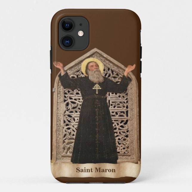 Coques Case-Mate iPhone St. Maron, Patron de l'Église catholique maronite (Dos)