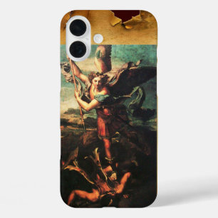 Coque Pour iPhone 16 Plus St MICHAEL ARCHANGEL VANGUISHING SATAN