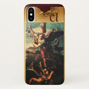 Etui iPhone Case-Mate St MICHAEL ARCHANGEL VANGUISHING SATAN Monogramme