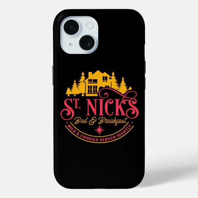 Coques Case-Mate iPhone ST-NICKS CHAMBRES D'HÔTE et petit-déjeuner drôle N (Verso)