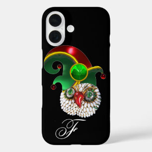 COQUE POUR iPhone 16 ST PATRICK JEWEL OWL ET ELF CASQUETTE AVEC SHAMROC