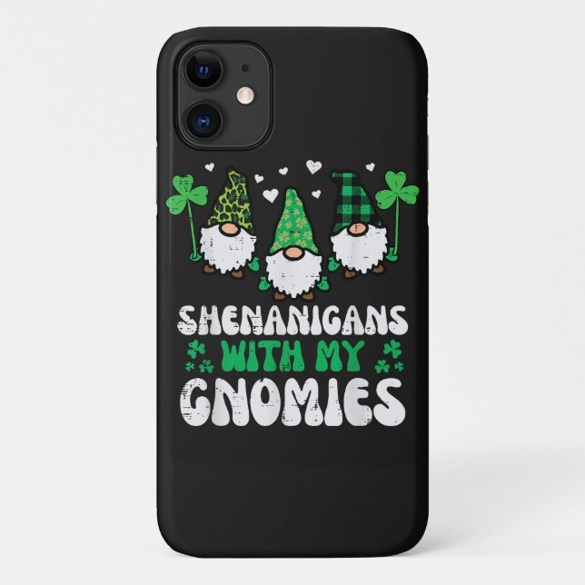 Coques Case-Mate iPhone St Patrick Shenanigans Avec Gnomies Gnomes (Dos)