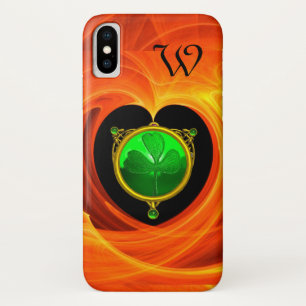 Case-Mate iPhone CASE ST PATRICK'S DAY CELTIC HEART, MONOGRAM SHAMROCK