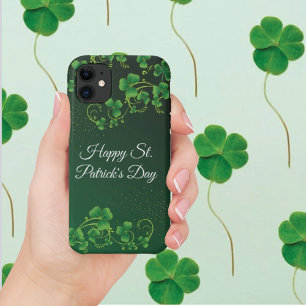 Case-Mate iPhone Case St. Patrick's Day Green Vine Shamrock Irish Party