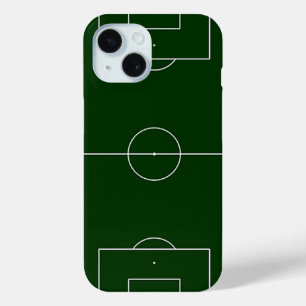 Coque Pour iPhone 15 stade de football vert