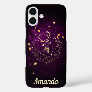 Coque Pour iPhone 16 Plus Stade radiant en or