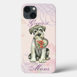Case-Mate iPhone Case Standard Schnauzer Heart Mom