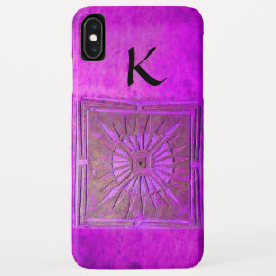 Case-Mate iPhone Case STAR DU MATIN, Violet, Noir, Monogramme