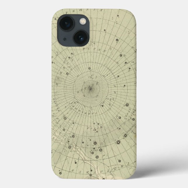 Coques Case-Mate iPhone Star map of South polar region (Verso)
