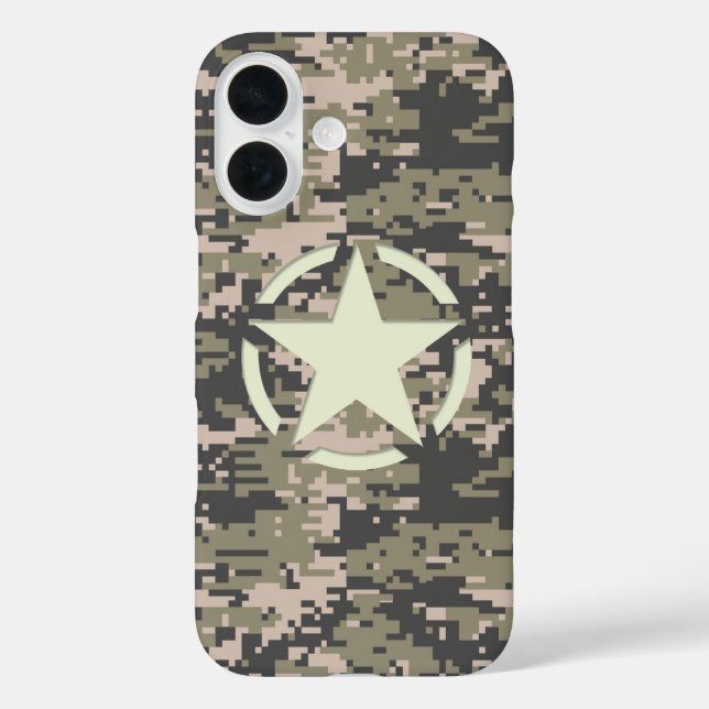 Coques Case-Mate iPhone Star on Mountaineer Camo Motif (Verso)