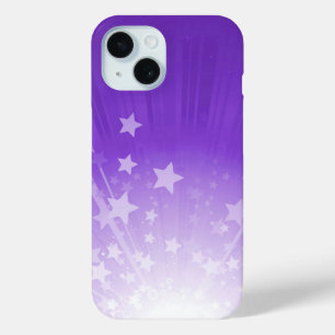 Coque Case-Mate iPhone Starburst violet et blanc