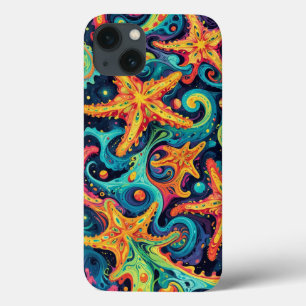 Case-Mate iPhone Case Starfish psychédélique et ondes cosmiques