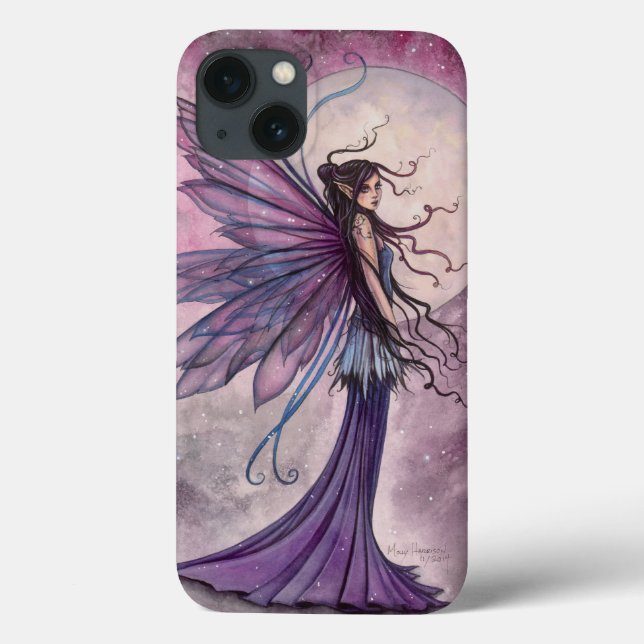 Coques Case-Mate iPhone Starlit Amethyst Fairy Mystical Imaginaire Art (Verso)