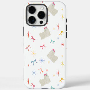 Coque iPhone 16 Pro Max Starry Sparkle mignon voeu chiot