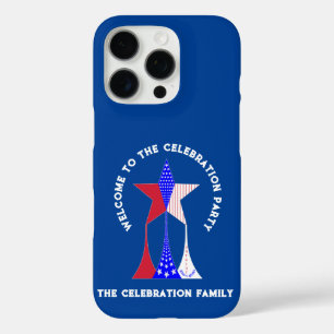 Coque iPhone 16 Pro Stars et rayures Patriot