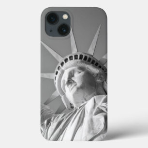 iPhone 13 Case Statue blanche noire de la Liberté