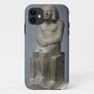 Coque iPhone 11 Statue d'Ankh, prêtre de Horus, pe dynastique tôt