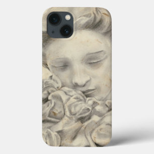 Etui iPhone 13 Statue dans le Jardin I