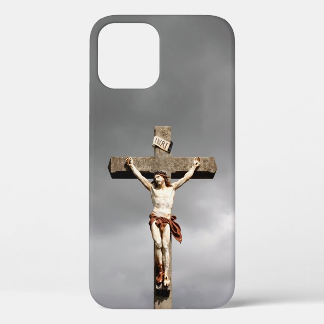 Coques Case-Mate iPhone Statue de crucifixion Jésus Christ Coque-Mate iPho (Verso)