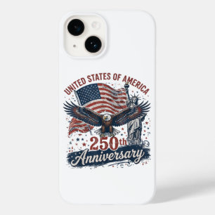 Coque Case-Mate iPhone Statue de la Liberté aigle chauve 250e anniversair