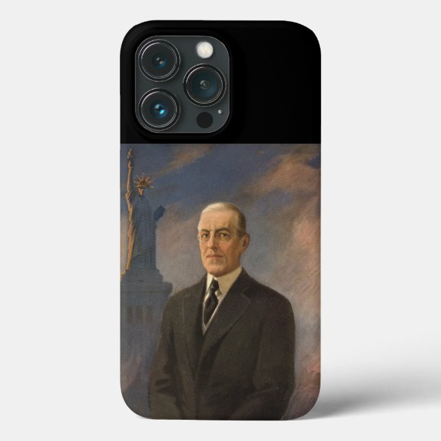 Coques Case-Mate iPhone Statue de la Liberté et président Woodrow Wilson (Verso)