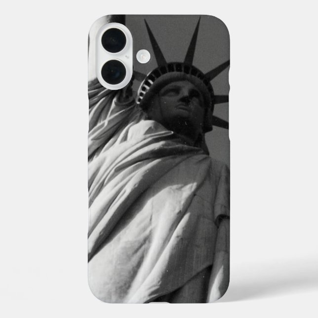 Coques Case-Mate iPhone statue de la liberté grise (Verso)