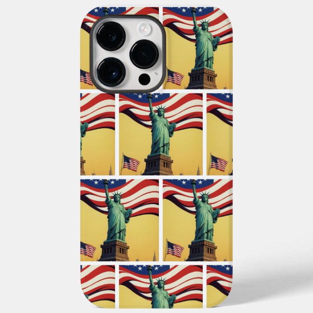 Coques Case-Mate iPhone Statue de la Liberté - USA (Verso)