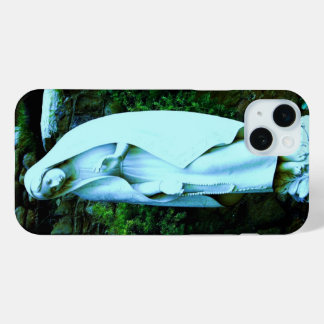 Coque Case-Mate iPhone Statue de la Vierge bleue