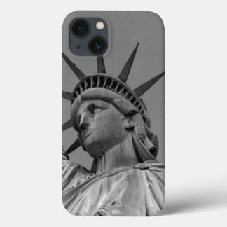 Etui iPhone Case-Mate Statue noire et blanche de Liberty New York