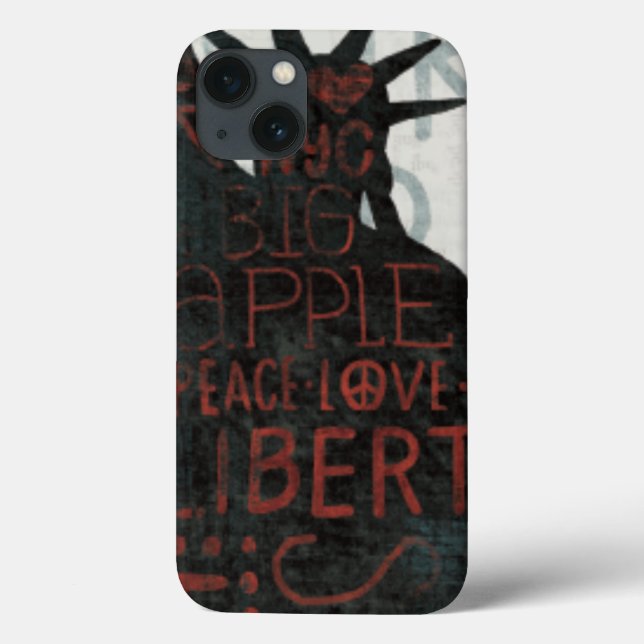 Coques Case-Mate iPhone Statue of Liberty Silhouette (Verso)