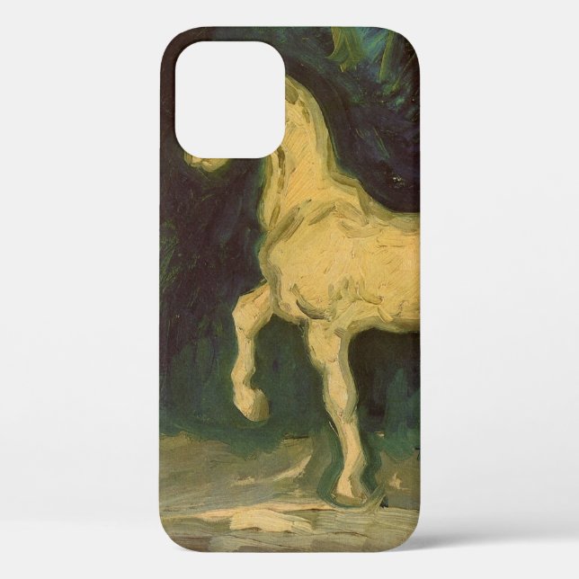 Coques Case-Mate iPhone Statuette en plâtre d'un cheval par Vincent van Go (Verso)