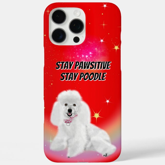 Coques Case-Mate iPhone Stay Pawsitive (Verso)