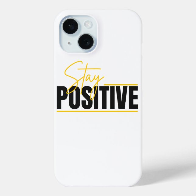 Coques Case-Mate iPhone Stay Positive – Minimal Phone Case (Verso)