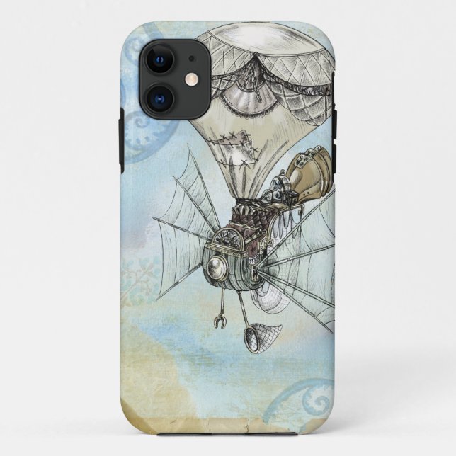 Coques Case-Mate iPhone steampunk balloon (Dos)
