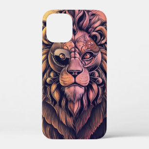 Case-Mate iPhone Case Steampunk Couleur Gradient Lion Rustique