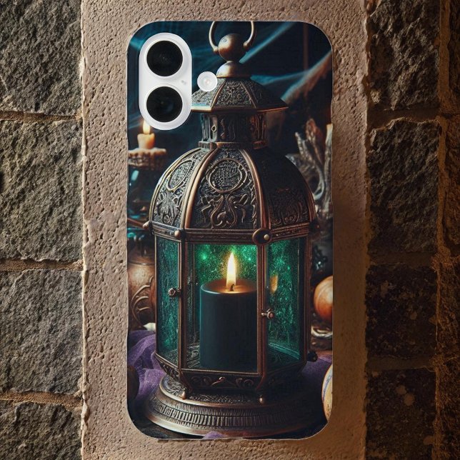 Coques Case-Mate iPhone Steampunk Halloween Horloge noir Lanterne noire (Créateur téléchargé)