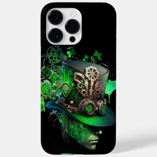 COQUE Case-Mate iPhone STEAMPUNK IRLANDAIS GREEN & BLACK LEPRECHAUN CASQU