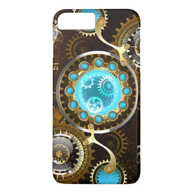 Coques Case-Mate iPhone Steampunk Rusty Background (Dos)