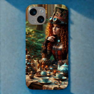 Coque Case-Mate iPhone Steampunk Vintage Victorian Lady Mad Hatter