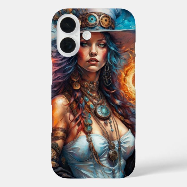 Coques Case-Mate iPhone Steampunk Voodoo Queen 1 (Verso)