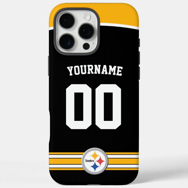Coques Case-Mate iPhone Steelers Personnalisés Jersey Football américain (Verso)