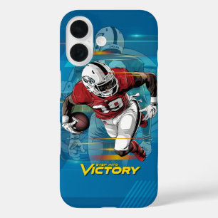 Coque Pour iPhone 16 Step into Victory Football Américain