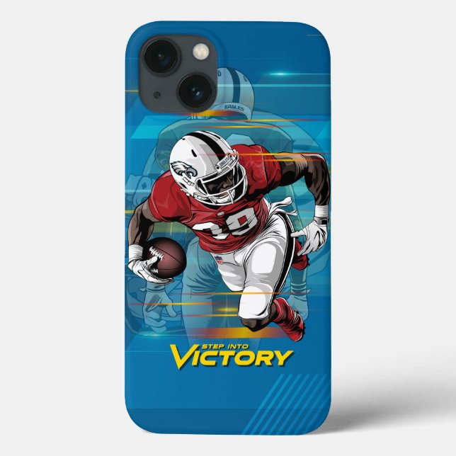 Coques Case-Mate iPhone Step into Victory Football Américain (Verso)