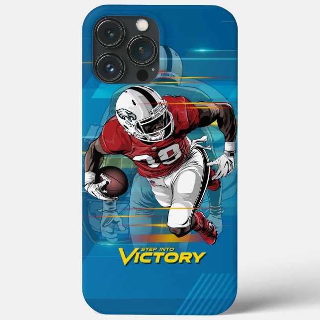 Coques Case-Mate iPhone Step into Victory Football Américain (Verso)