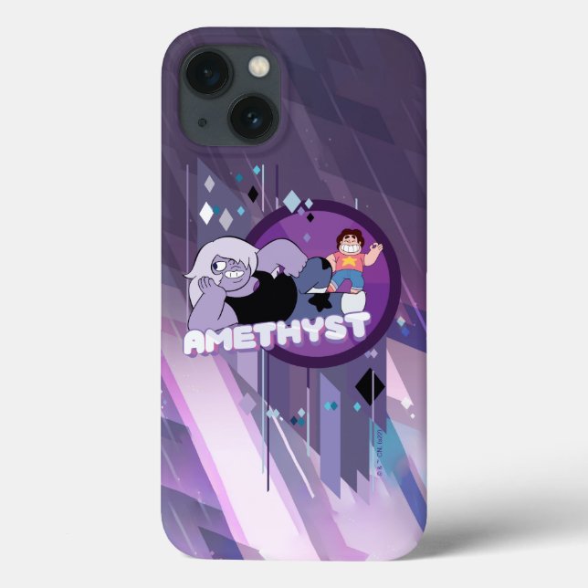 Coques Case-Mate iPhone Steven Universe | Graphique de caractères d'améthy (Verso)